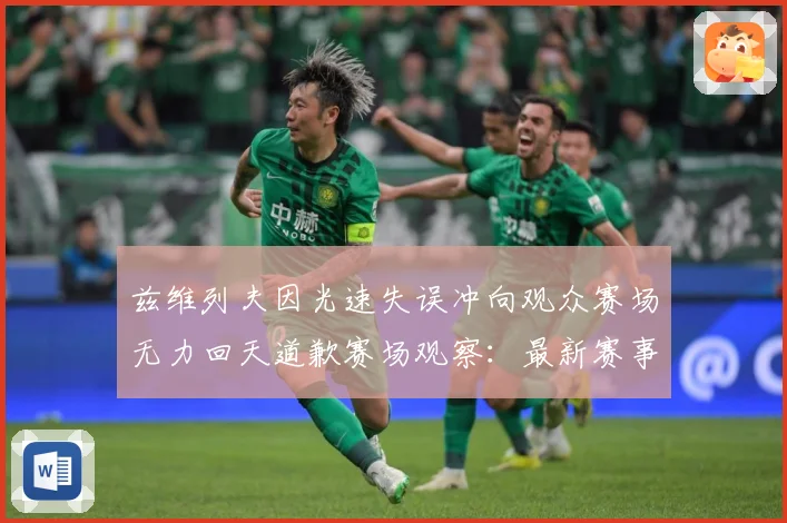 兹维列夫因光速失误冲向观众赛场无力回天道歉赛场观察：最新赛事动态与深度分析